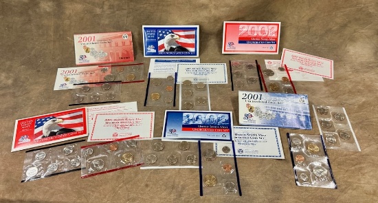 2001, 2002, 2003 United States Mint Sets Denver & Philadelphia