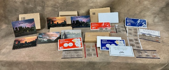 2009, 2008, 2007, 2005, 2004 United States Mint Sets Denver & Philadelphia