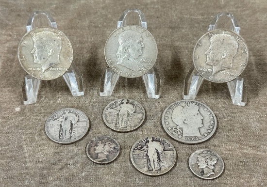Mixed Lot 90% Silver Coins