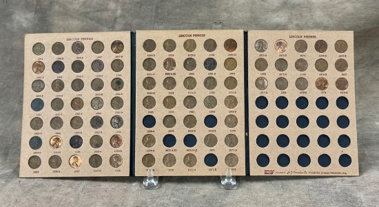 Complete Lincoln Penny Coin Folder 1946-1979D