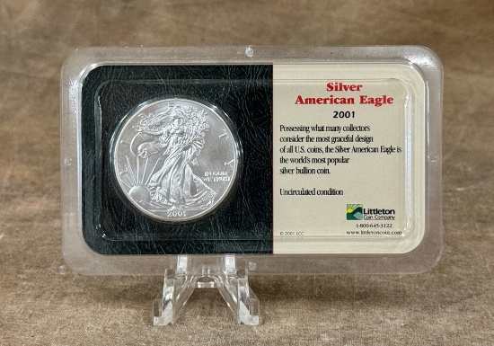 2001 Silver American Eagle Littleton Pack