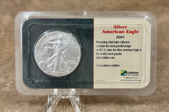 2001 Silver American Eagle Littleton Pack