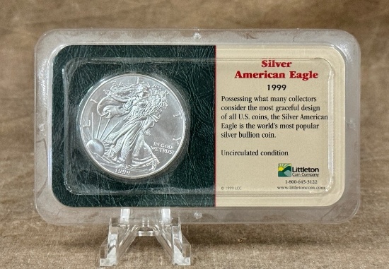 1999 Silver American Eagle Littleton Pack