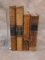 Lot Of Four Early Leather Bound Books
