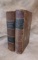 Lot Of 2 Mid 1800's Leather Bound Medical Books