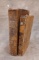 Lot Of 2 Early Leather Bound Books