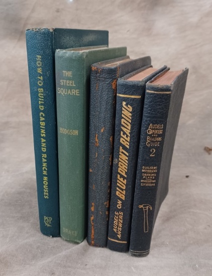 Lot Of 1920's-1940's Books On The Building Trades