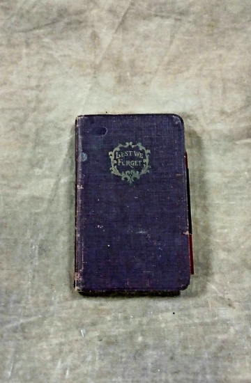 1920 Pocket Diary Of Mt. Pleasant NC Resident
