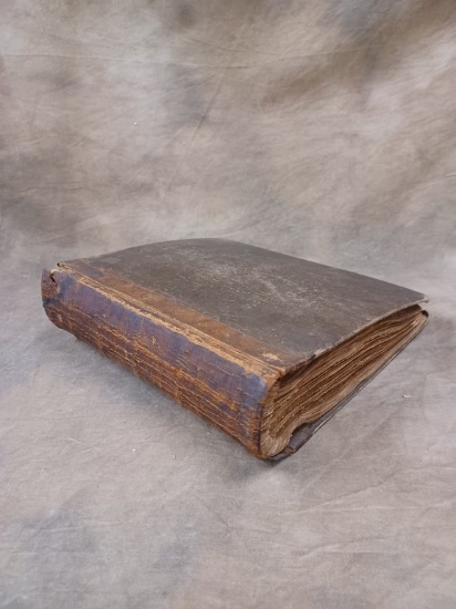 Extremely Rare 1868 Raised Letter Braille Book From The North Carolina Institute For The Death And D