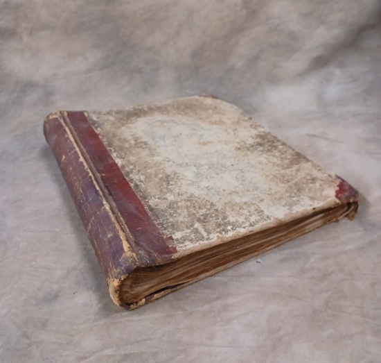 Extremely Rare 1860's Raised Letter Braille Book From The North Carolina Institute For The Death And