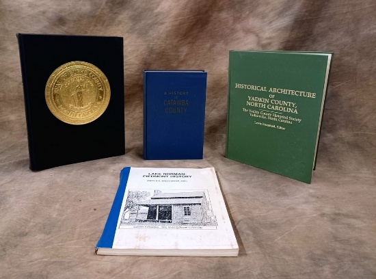 Lot Of 4 Local History Books-History Of Catawba County