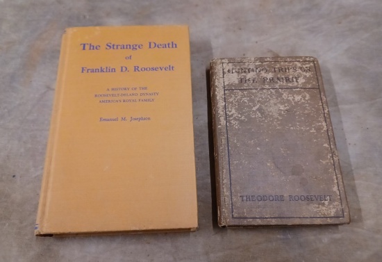 2 Roosevelt Books-One Autographed Copy
