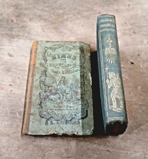 Lot Of 2 Small 1800's Religious Books