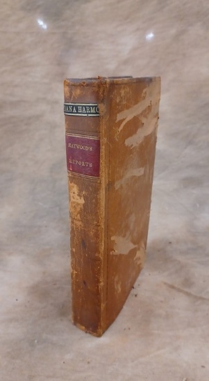 Reports Of Cases Adjudged In The Superior Courts Of Law And Equity Of North Carolina Vol. 1, 1829