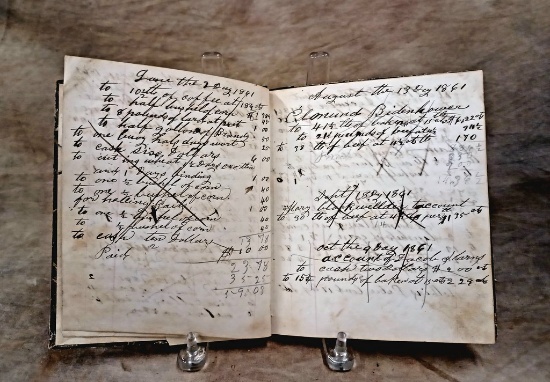 The Civil War Era Farm Account Book Of Paul Miller Of Cabarrus County North Carolina