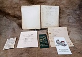 Neat Small Accounting Book For The Marshall Family Of Charlotte County Virginia 1866-1872