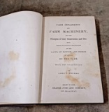 1869 First Edition Farm Implements & Farm Machinery By John J. Thomas
