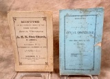 Two Paper Bound Booklets, The Minutes Of The NC Annual Conference Of The AME Church 1869 & 1879