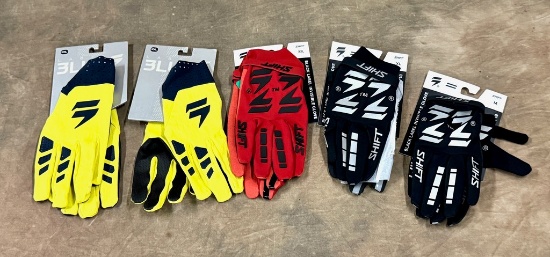 Lot of Shift Racing Gloves