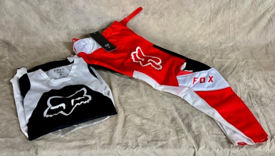 Pair of Fox Racing Jersey and Pants