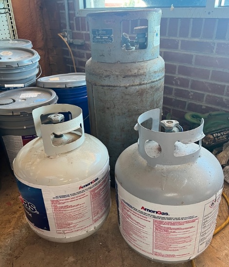 Three LP Gas Tanks