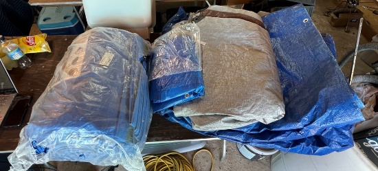 Plastic Tarp Lot