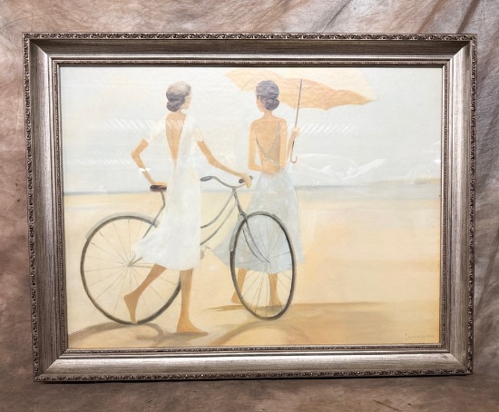 Framed Color Print By Oscar Dominguez