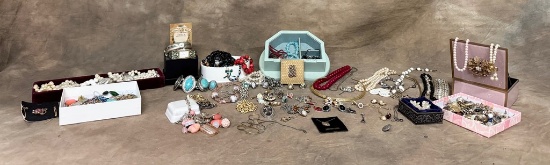 Large Lot Of Costume Jewelry