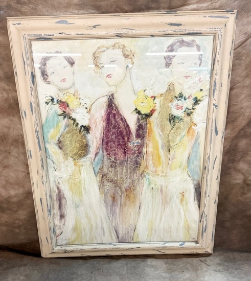 Framed Color Print Signed Dupre'