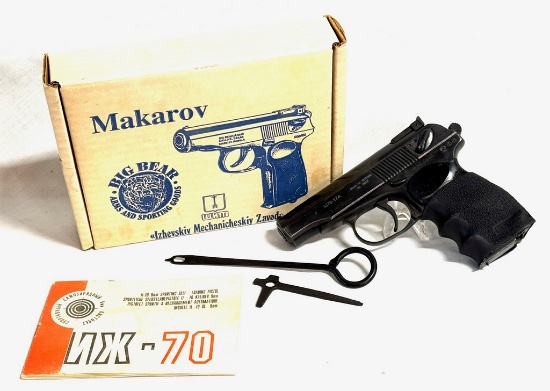 Makarov Big Bear Arms Model IJ70-17A Blued Finish 380 ACP cal Semi Automatic Pistol