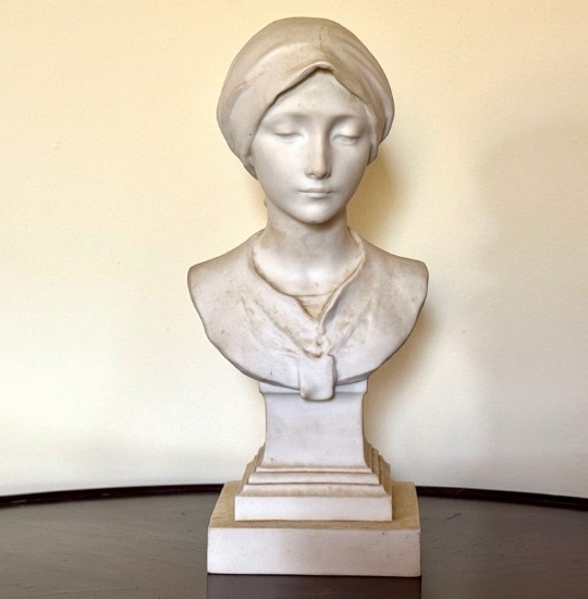 Sevres Parian Ware Bust Of French Peasant Woman