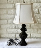 Chinese Style Bronze Vase Shape Desk Lamp