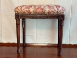 1920's Mahogany Vanity Bench