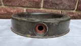 Unusual Antique Galvanized Metal Water Sprinkler Ring