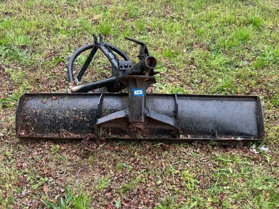 Rear Mount 3 Point Hitch 6 Ft. Scrape Blade