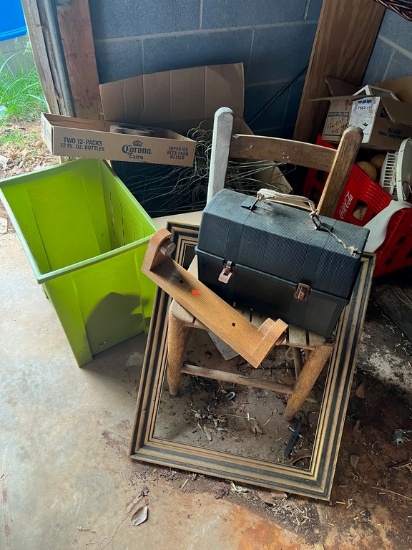 Collection of Items on Floor