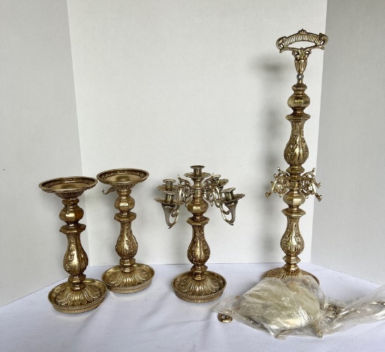 Metal Items with Gold Finish
