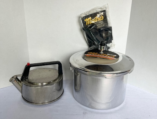New Pressure Cooker and Kettle