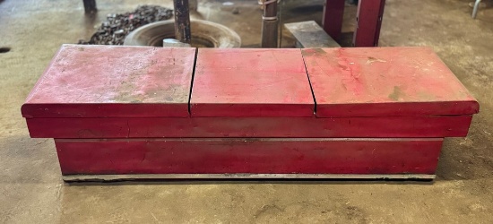 Red Truck Bed Tool Box