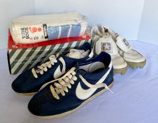Two Pairs of Shoes and Socks