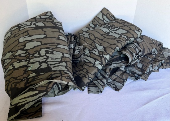 Large Lot of Camoflague Fabric