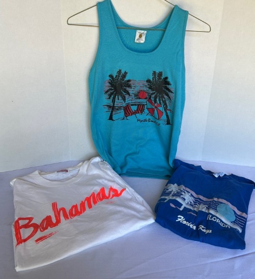 Lot of Two Single Stitch Tees and a Tank Top