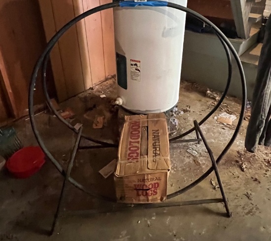 Wood Holder and Firewood