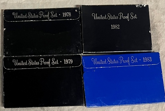 4 US Mint Proof Sets