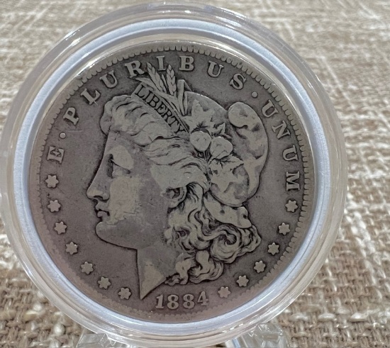 1884 S Morgan Silver Dollar