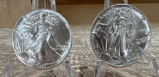 2 1987 American Eagles
