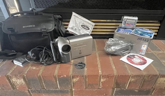 Digi Gr8 Multi-Functional Digital Video Camera and Sharp VL-E660 View Cam