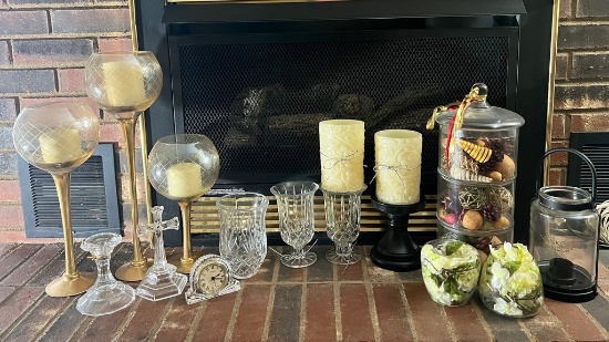 Lot of Glass Decorative Items