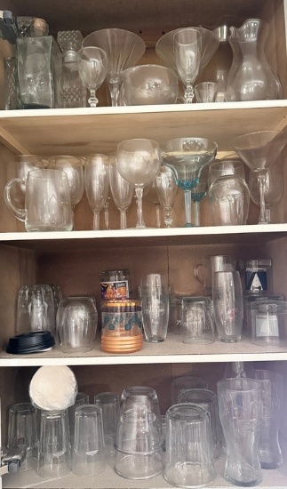 Cabinet to the Left of the Sink