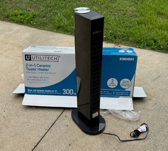 Utilitech 2 In 1 Ceramic Tower Heater